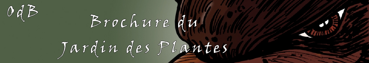 Brochure du Jardin des Plantes de 1819