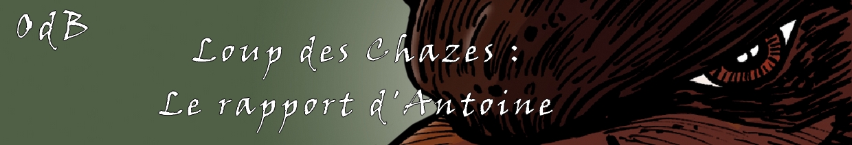 Rapport de la chasse des Chazes