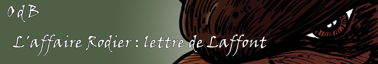 Etude du proc�s de la famille Rodier