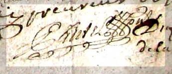 Signature de Jean Chastel